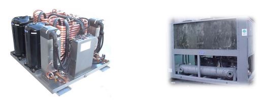 CONDENSADOR ENFRIADO CON AGUA