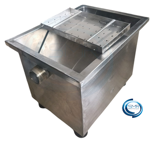 Trampa de grasas compacta con diseño eficiente para separación de aceites