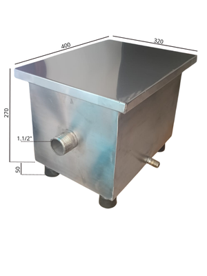 Trampa de grasas compacta para restaurantes y cocinas industriales