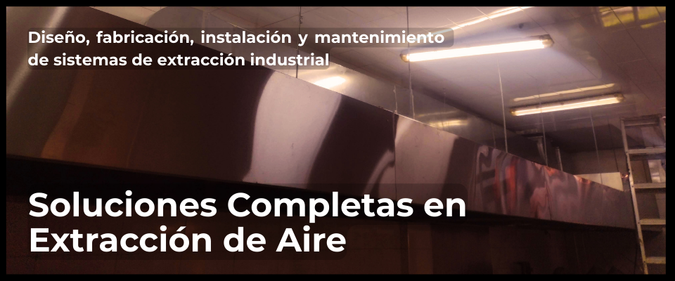 Instalación de campana extractora industrial por técnicos especializados