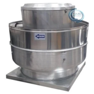 Extractor de aire tipo hongo industrial para cocina estructura de aluminio